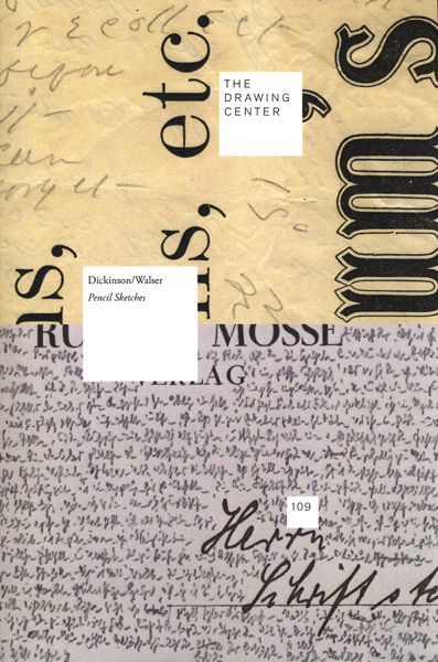 Emily Dickinson / Robert Walser: Pencil Sketches