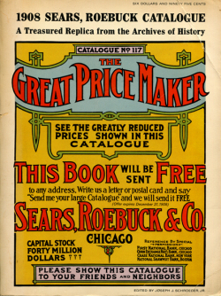 1908 SEARS, ROEBUCK CATALOGUE NO.117