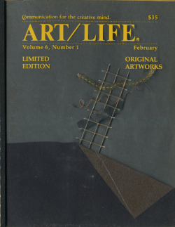 ART/LIFE: Communication for the creative mind Vol.6　各巻