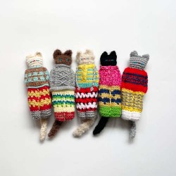 SWISH! ニット人形 CAT IN THE CITY 各種a