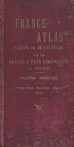 France‑Atlas. Carte de France en 16 coupures