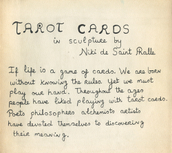 tarot cards in sculpture by niki de saint phalle