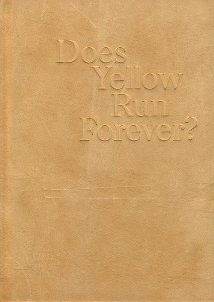 アート・デザイン・音楽 DOES YELLOW RUN FOREVER? by Paul Graham Paul Graham - Does Yellow Run Forever? – Bildband Berlin