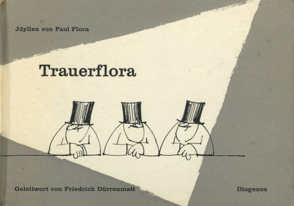 古書古本 dessin：Paul Flora: Trauerflora（ポール・フローラ）