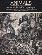 ANIMALSー1419 Copyright-Free Illustrations of Mammals, Birds, Fish, Insects, etc.