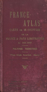 France‑Atlas. Carte de France en 16 coupures