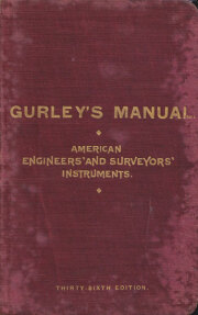 Gurley’s Manual of American Engineers’ and Surveyors’ Instruments