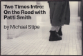 Two Times Intro: On the Road with Patti Smith
