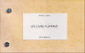 Paul Cox: Un livre flippant