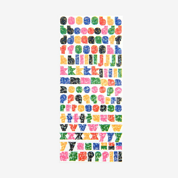 シール ホログラムリムーバーシール - 08 Alphabet／デイリーライク Dailylike