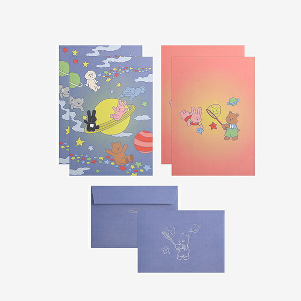 レターセット Daily Letter(My buddy) - 11 Our planet／デイリーライク Dailylike