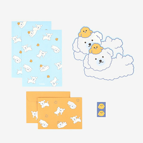 レターセット SHAPE LETTER - 02 Dalrae／デイリーライク Dailylike