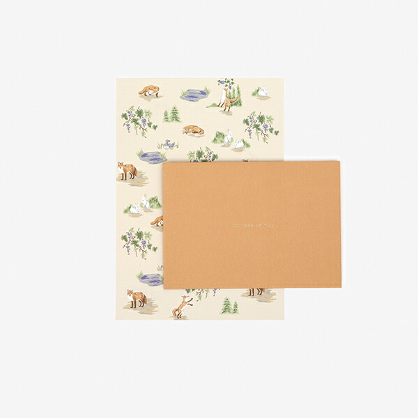 レターセット Daily Letter - 19 The fox and the grapes／デイリーライク Dailylike