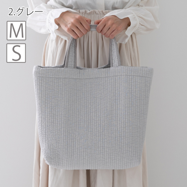 マチ付き ヌビバッグ 【M・Sの2サイズ】刺繍 トートバッグ［desuite