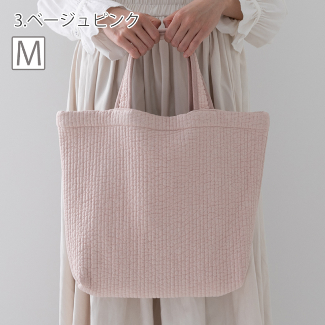 マチ付き ヌビバッグ 【M・Sの2サイズ】刺繍 トートバッグ［desuite