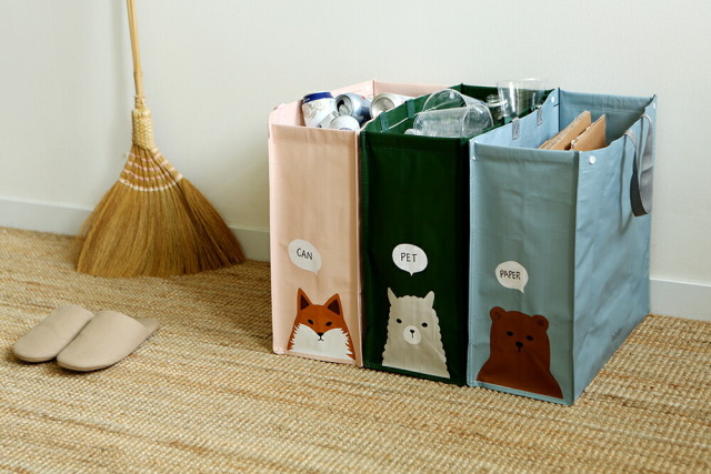 分別リサイクルバッグ Tarpaulin Bag - 01 Animal／デイリーライク