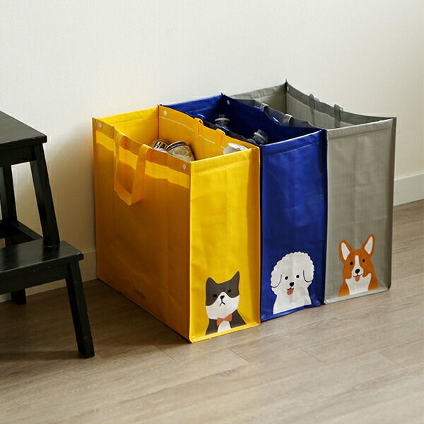 分別リサイクルバッグ Tarpaulin Bag - 02 Animal B／デイリーライク Dailylike
