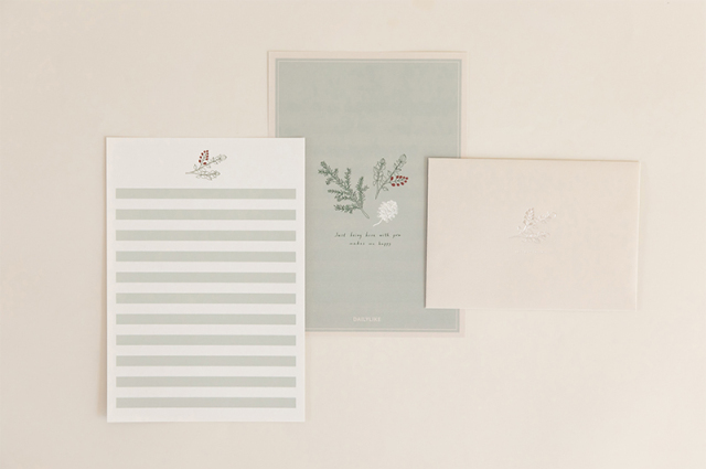 レターセット Daily Letter - 21 Greenish Garden／デイリーライク