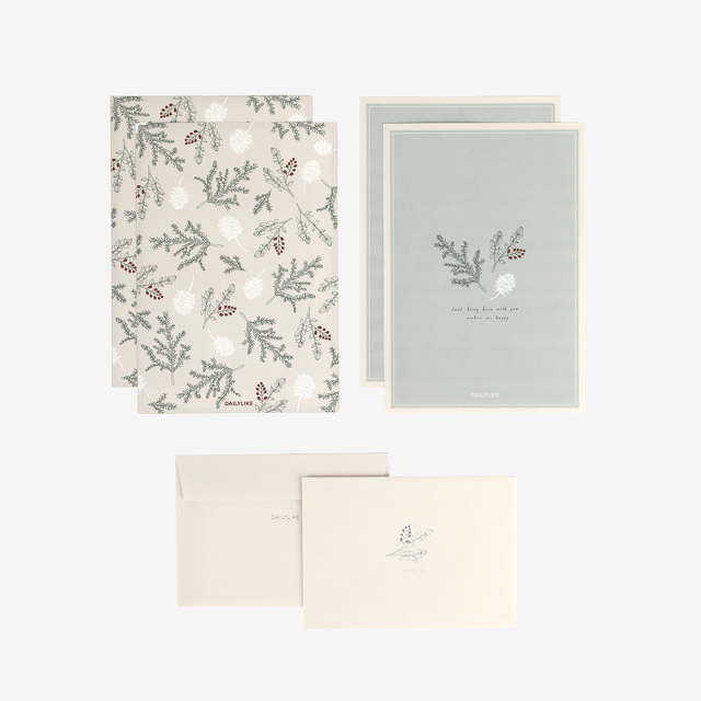 レターセット Daily Letter - 21 Greenish Garden／デイリーライク