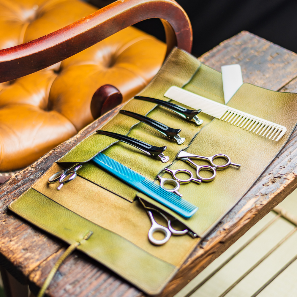 ロールシザーケース　6ポケット仕様特注