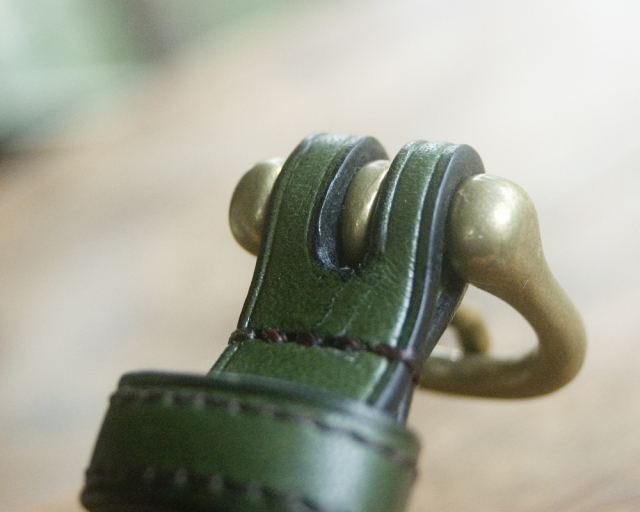 オーダーメイド総手縫犬の首輪 dete