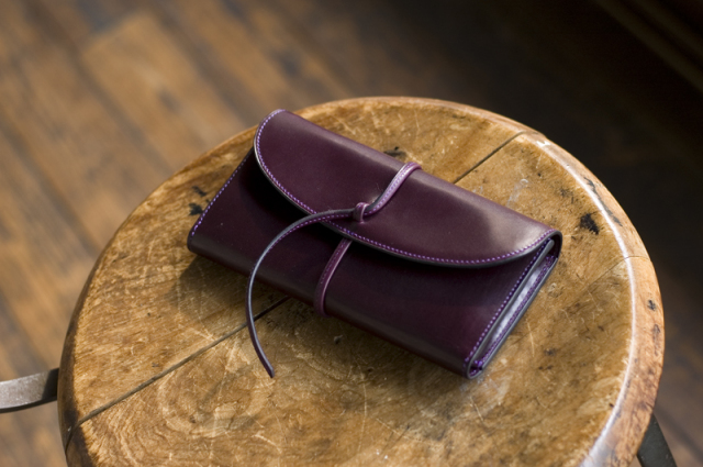 革ひも長財布 オランダ原産カーフ“PRIMO”使用 [dete]