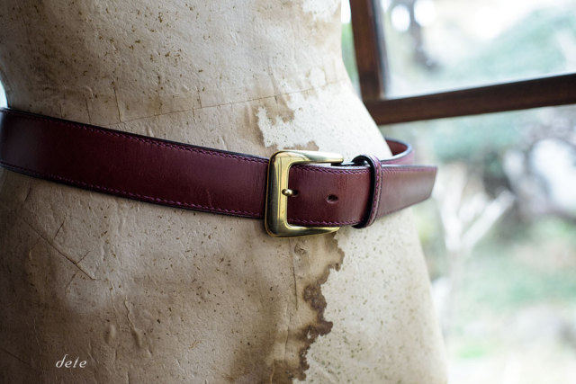 〔オーダーメイドギャラリー〕手縫いベルト for men