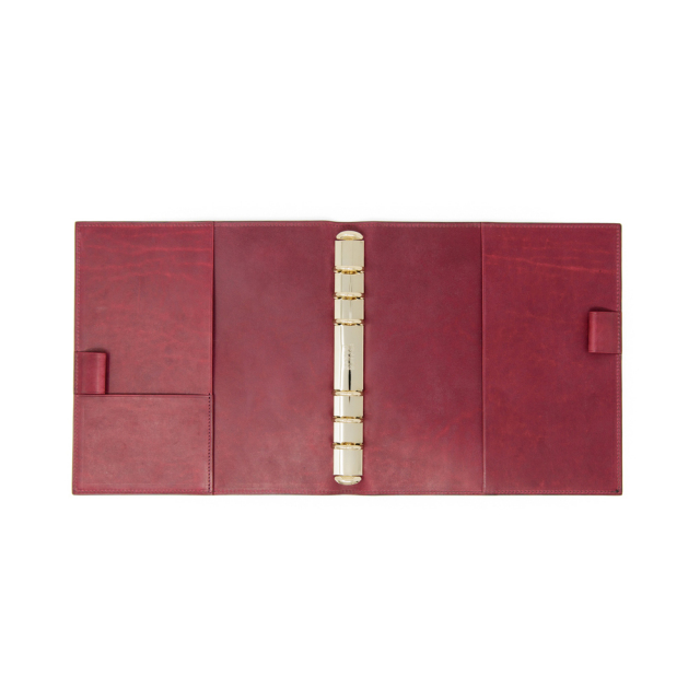 HB×WA5 システム手帳 イタリアンレザー ハンドメイド システム手帳