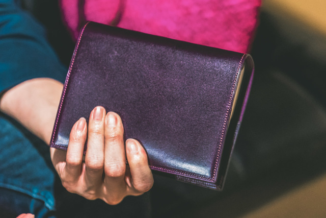 聖書カバー　ダークプラム