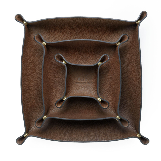 HERMES レザー インテリアトレイ ブラウン　※新品未使用 楽天市場】エルメス レザートレイの通販