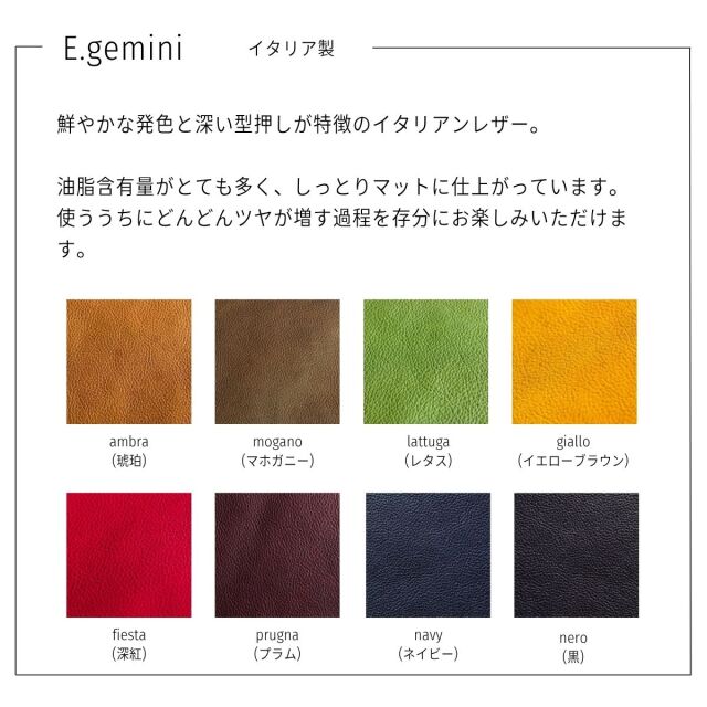 E-gemini色見本