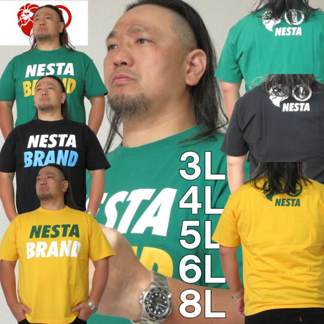 大きいサイズ キングサイズ ビッグサイズ メンズ NESTA BRAND-天竺半袖Tシャツ（メーカー取寄）ネスタブランド 3L 4L 5L 6L 8L ブランド 服 おしゃれ カジュアル デビルーズ