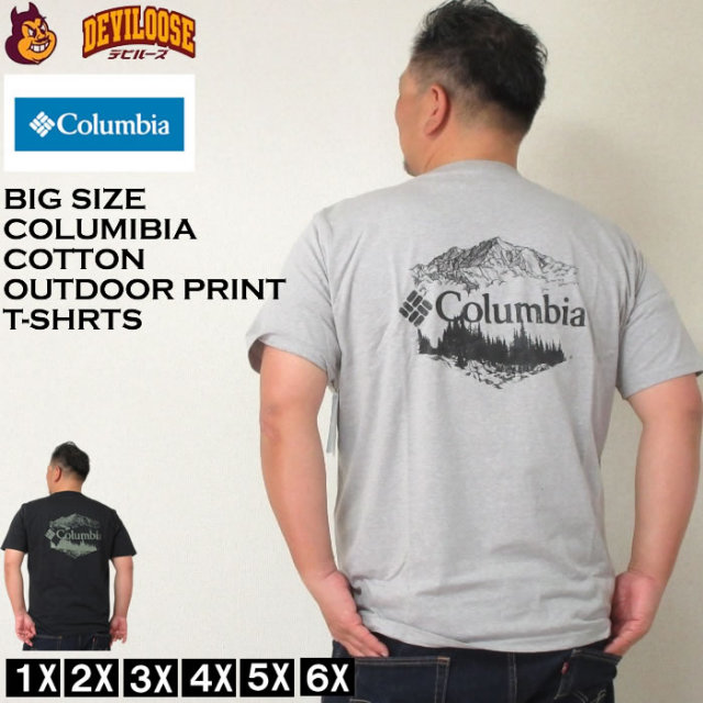 大きいサイズ メンズ Columbia ロッカウェイリバーバックグラフィック 