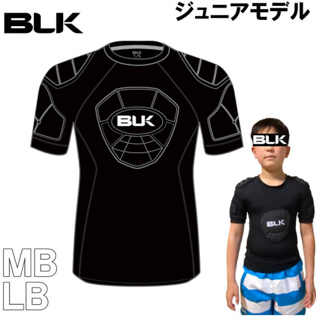 BLK ラグビー T-6ショルダーパッド（ジュニアモデル）(メーカー取寄)肩パッド MB LB ボーイズサイズ 小学生 ブランド 服 おしゃれ カジュアル デビルーズ