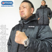 大きいサイズ メンズ OUTDOOR PRODUCTS-カット×裏フィルム中綿キルトジャケット（メーカー取寄）アウトドア プロダクツ 3L 4L 5L 6L 8L