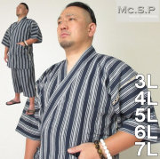 大きいサイズ メンズ Mc.S.P-甚平（メーカー取寄）甚平/3L/4L/5L/6L/7L/じんべい/和装