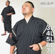 大きいサイズ メンズ Mc.S.P-甚平（メーカー取寄）甚平/3L/4L/5L/6L/7L/じんべい/和装