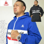 （本州四国九州送料無料）大きいサイズ メンズ LE COQ SPORTIF-グリッドクロス ジャケット（メーカー取寄）ルコックスポルティフ 2L 3L 4L 5L 6L