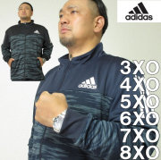 （本州四国九州送料無料）大きいサイズ メンズ adidas-ウォームアップ ジャケット（メーカー取寄）アディダス 2L 3L 4L 5L 6L 7L