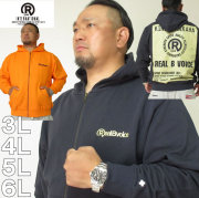 （本州四国九州送料無料）大きいサイズ メンズ RealBvoice-裏毛フルジップ パーカー（メーカー取寄）リアルビーボイス 3L 4L 5L 6L