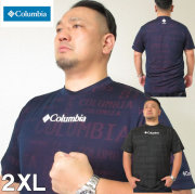 大きいサイズ メンズ Columbia（コロンビア）バーニーロード ドライ 半袖Tシャツ/メッシュ/2XL