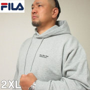 （本州四国九州送料無料）大きいサイズ メンズ FILA（フィラ）プルオーバー フーディー 2XL