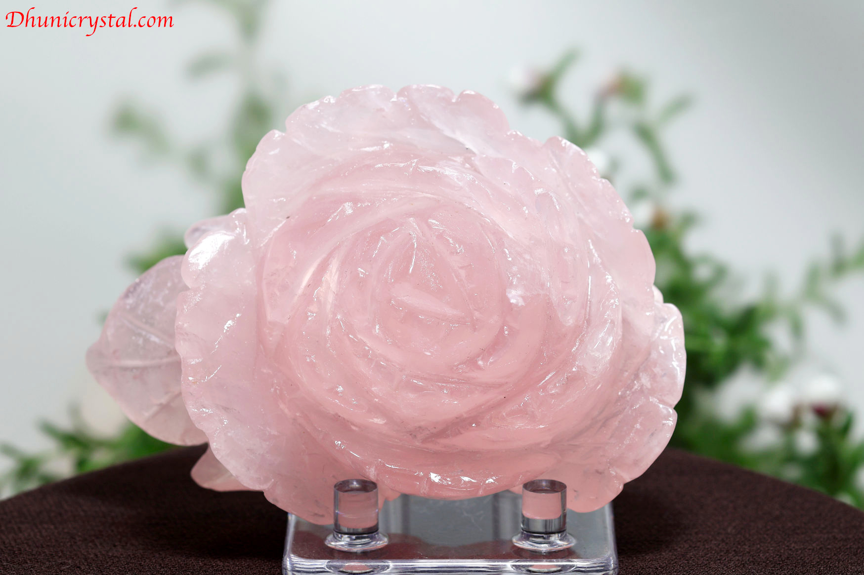 【SOLDOUT】ローズクォーツ/薔薇/カービング(A223)