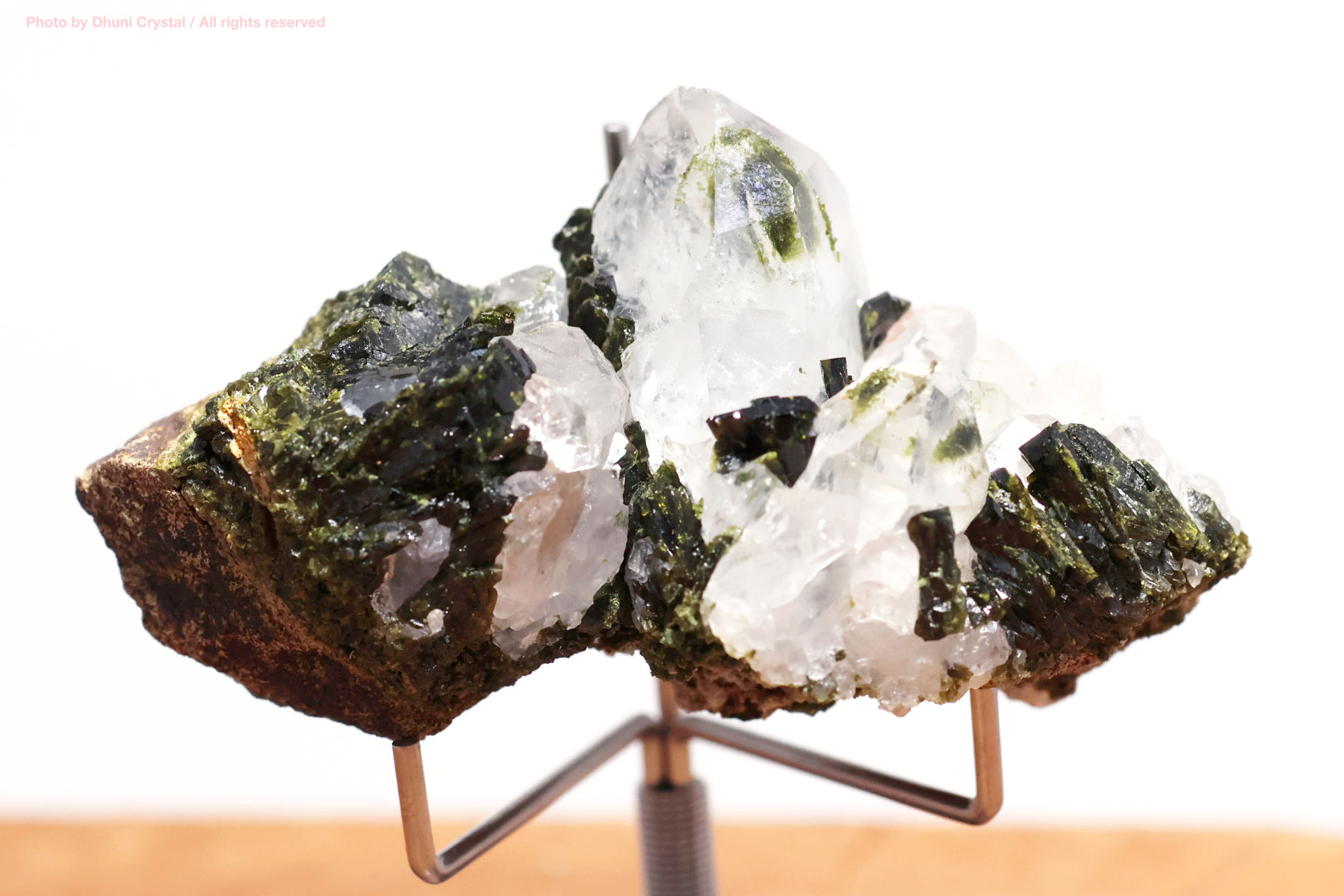 フェアリーフォレスト・クォーツ/エピドート&水晶(FF173)