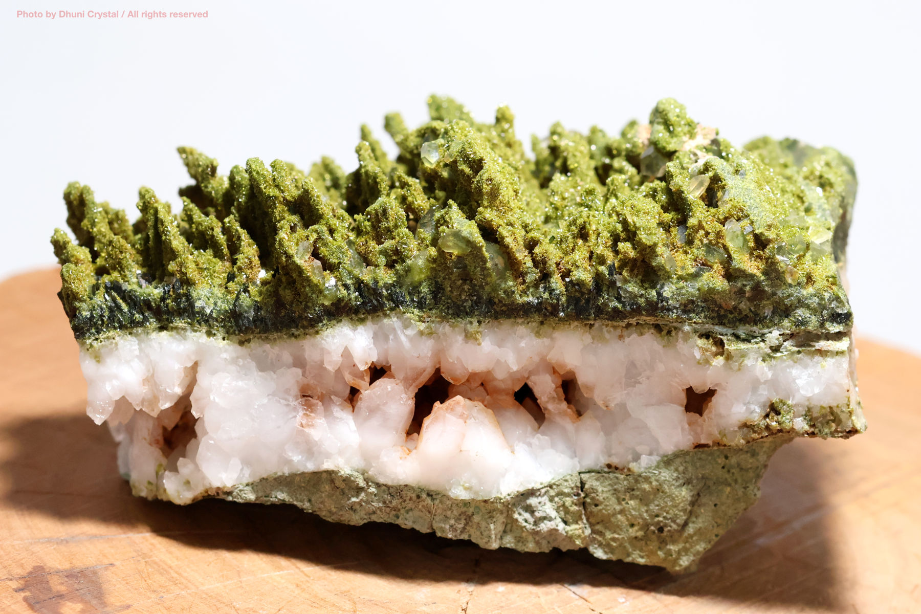 フェアリーフォレスト・クォーツ/エピドート&水晶(FF175)