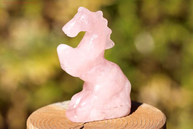 ローズクォーツのお馬さん(T932)