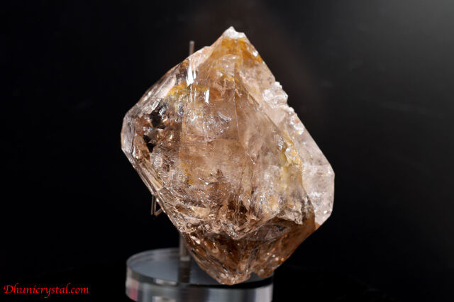 ゴールデンハーキマーダイヤモンド/スモーキー/エレスチャル/原石(A125)