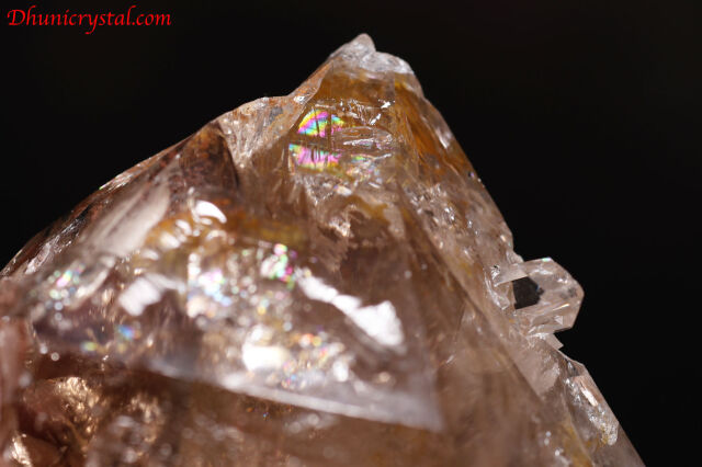 ゴールデンハーキマーダイヤモンド/スモーキー/エレスチャル/原石(A125)