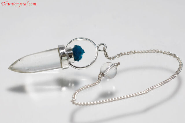 【SOLDOUT】ヒマラヤ水晶＆カバンサイト/ペンジュラム(A194)