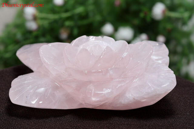 ファイヤークォーツ　薔薇　カービング ファイヤークォーツ 薔薇 カービング